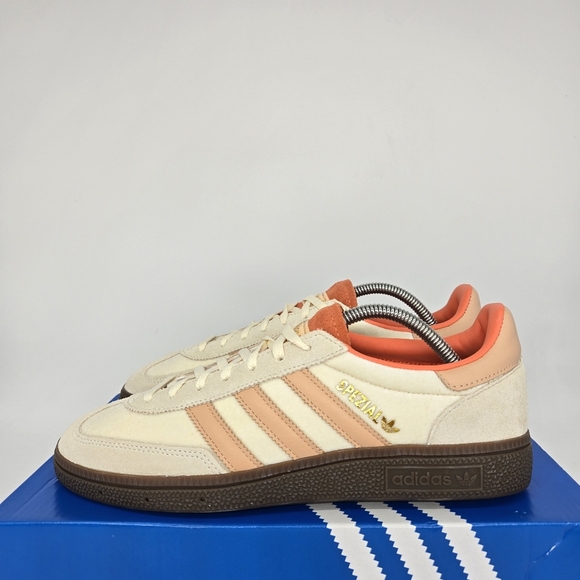 New adidas Handball Spezial \'Velvet Cream White Coral\' Women\'s Shoes  Size 9.5